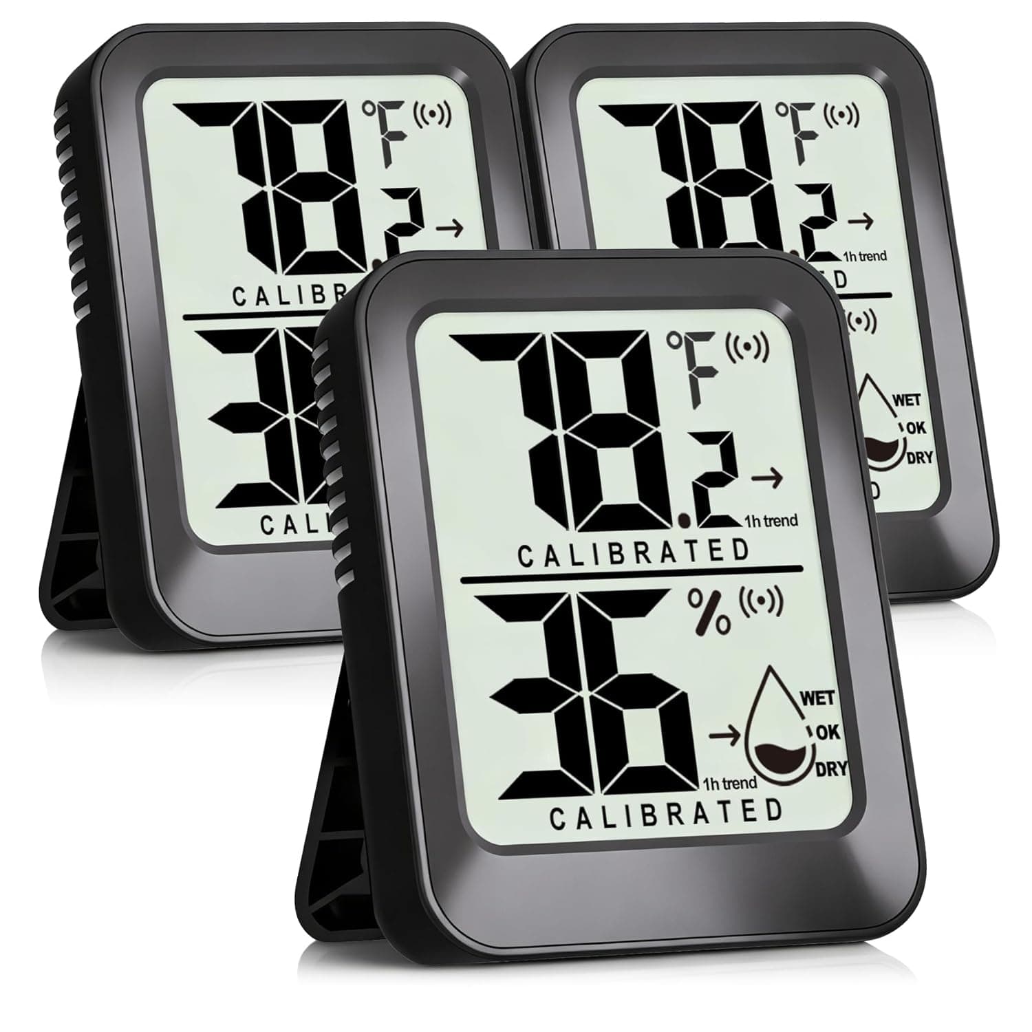 AyayaBoss Room Hygrometer, 3-pack
