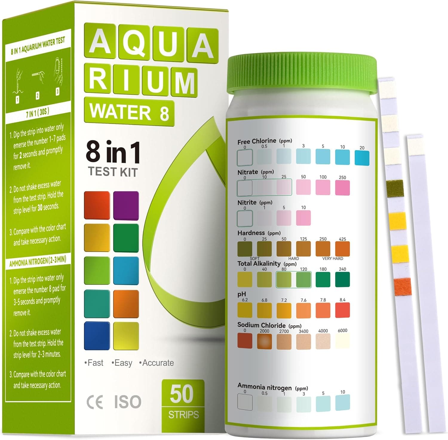 AAwipes 8-in-1 Aquarium Test Strips