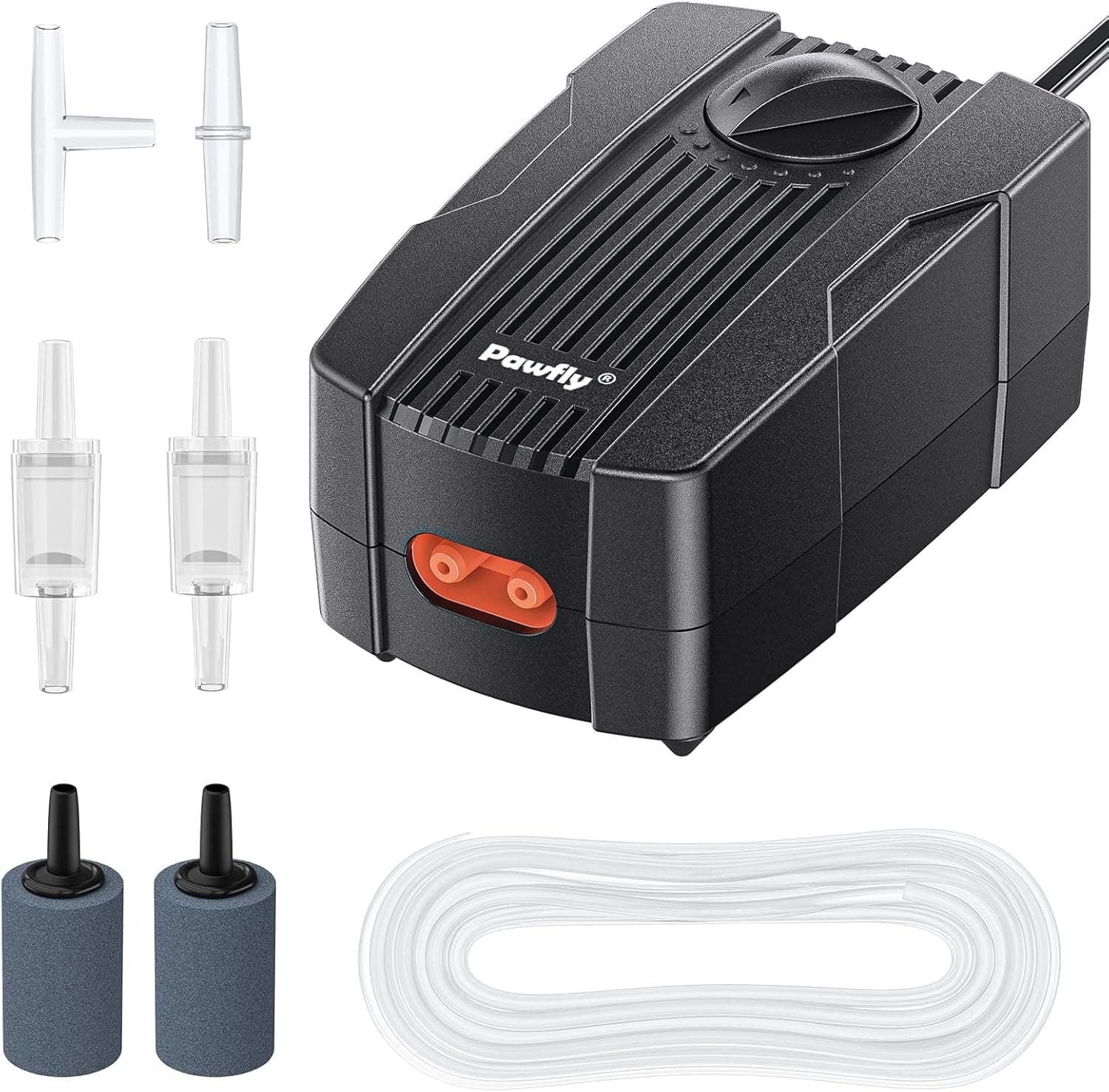 Pawfly Dual Outlet Air Pump, 10-200 Gallon