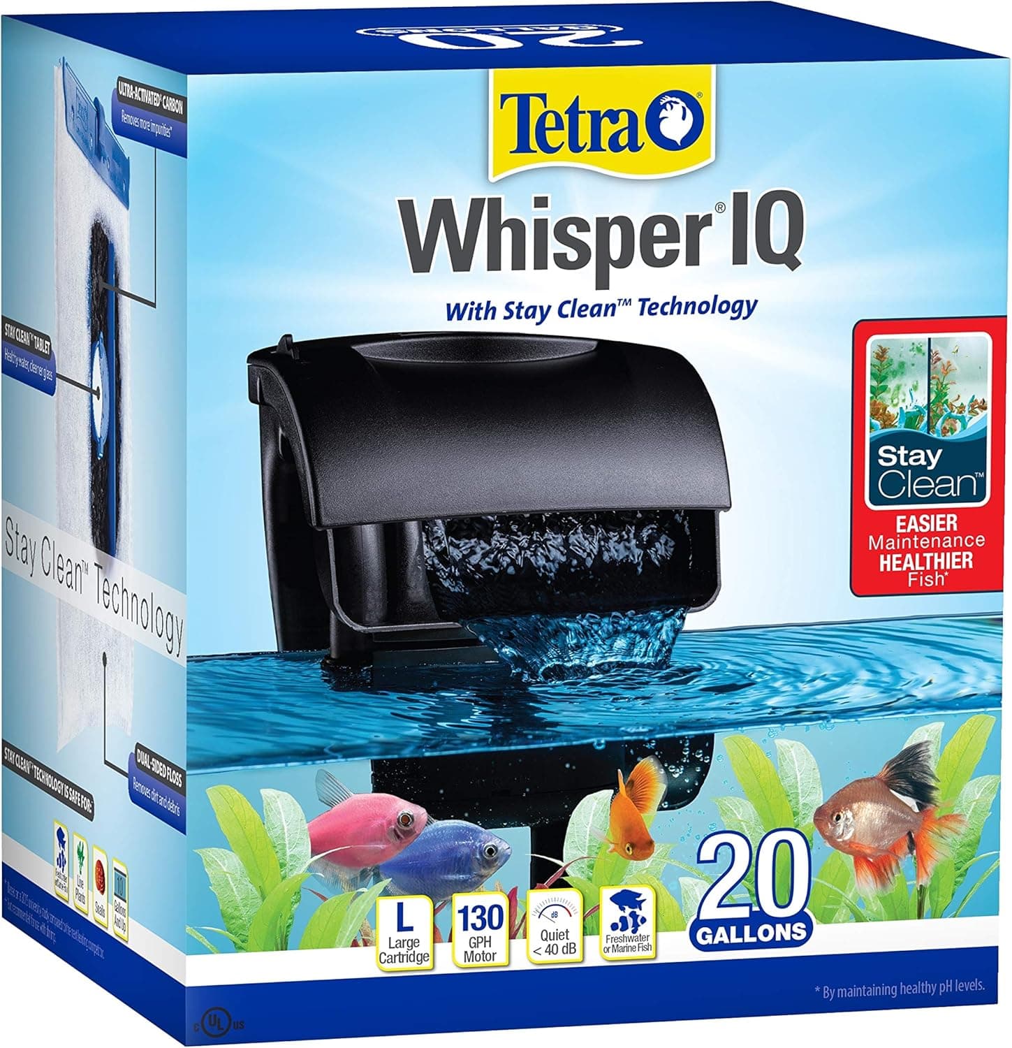 Tetra Whisper IQ 130 GPH Power Filter